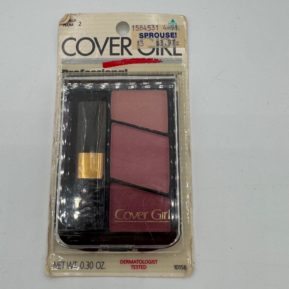 Vintage 1991 Cover Girl Professional Contouring Blush Purely Plum 10158 Noxell
